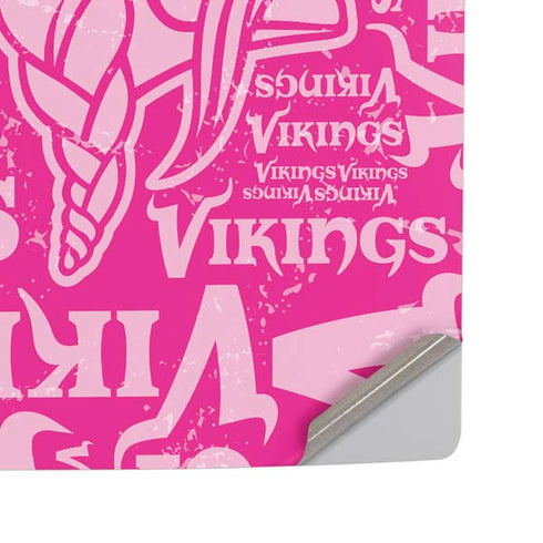 NFL Minnesota Vikings - Blast Pink PS5 Pro Disk Console Skin