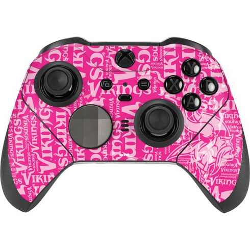 NFL Minnesota Vikings - Blast Pink Xbox Elite Wireless Controller Series 2 Skin