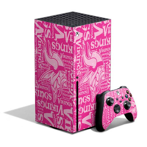 NFL Minnesota Vikings - Blast Pink Xbox Series X Skins