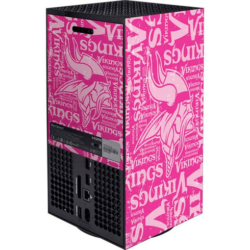 NFL Minnesota Vikings - Blast Pink Xbox Series X Bundle Skin
