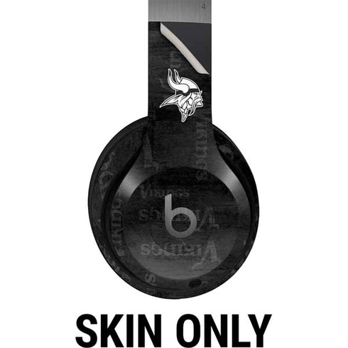 NFL Minnesota Vikings Black & White Beats Solo 4 Wireless Headphones Skin