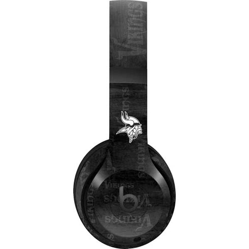 NFL Minnesota Vikings Black & White Beats Studio Pro Wireless Headphones Skin