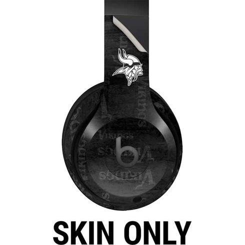 NFL Minnesota Vikings Black & White Beats Studio Pro Wireless Headphones Skin