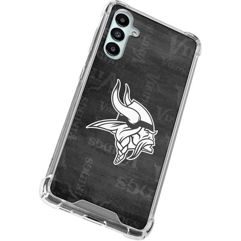 NFL Minnesota Vikings Black & White Gabb Phone 4 Clear Case