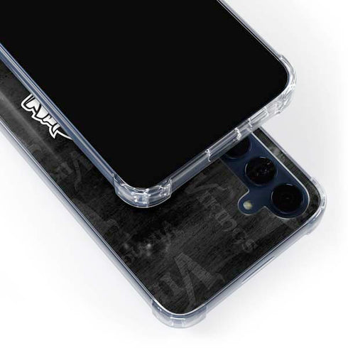 NFL Minnesota Vikings Black & White Galaxy A35 5G Clear Case