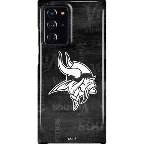 NFL Minnesota Vikings Black & White Galaxy Cases