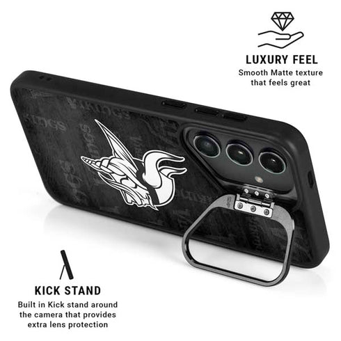 NFL Minnesota Vikings Black & White Galaxy S24 FE Kickstand Case