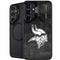 NFL Minnesota Vikings Black & White Galaxy S25 Kickstand Case