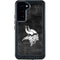 NFL Minnesota Vikings Black & White Galaxy S24 Plus Waterproof Case
