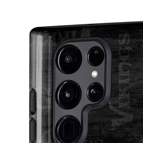NFL Minnesota Vikings Black & White Galaxy S25 Ultra Impact Case