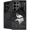 NFL Minnesota Vikings Black & White Galaxy S25 Ultra Kickstand Case