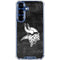 NFL Minnesota Vikings Black & White Galaxy S25 Plus Clear Case