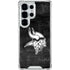 NFL Minnesota Vikings Black & White Galaxy S25 Ultra Clear Case