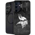 NFL Minnesota Vikings Black & White Galaxy S26 Plus Kickstand Case