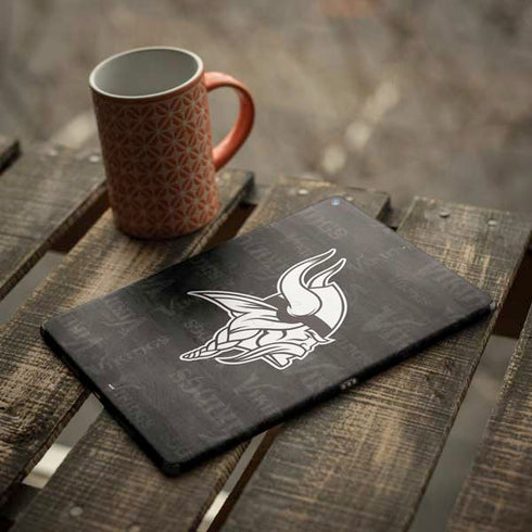 NFL Minnesota Vikings Black & White iPad Skins