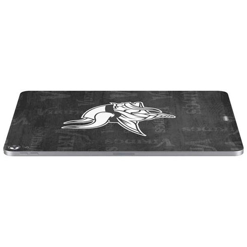 NFL Minnesota Vikings Black & White Apple iPad Air Skin