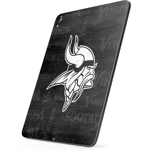 NFL Minnesota Vikings Black & White Apple iPad Pro Skin