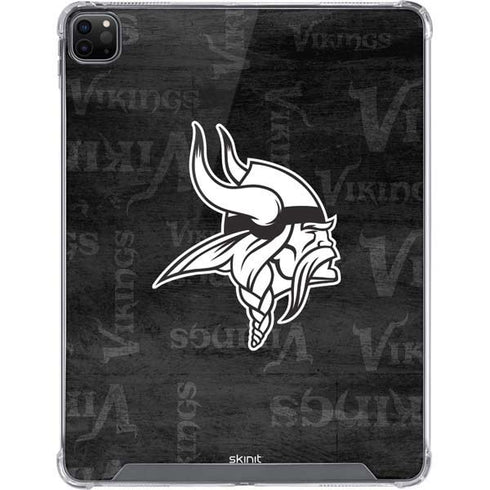 NFL Minnesota Vikings Black & White iPad Cases
