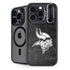 NFL Minnesota Vikings Black & White iPhone 14 Pro Kickstand Case