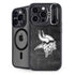NFL Minnesota Vikings Black & White iPhone 14 Pro Max Kickstand Case