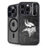 NFL Minnesota Vikings Black & White iPhone 15 Pro Max Kickstand Case