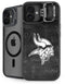 NFL Minnesota Vikings Black & White iPhone 16 Kickstand Case