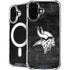 NFL Minnesota Vikings Black & White iPhone 16 MagSafe Case