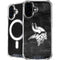 NFL Minnesota Vikings Black & White iPhone 16 Plus MagSafe Case