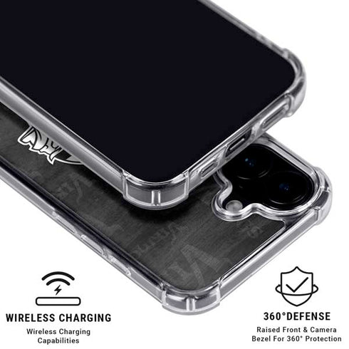 NFL Minnesota Vikings Black & White iPhone 16 Plus MagSafe Case