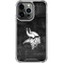 NFL Minnesota Vikings Black & White iPhone 16 Pro Clear Case