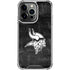 NFL Minnesota Vikings Black & White iPhone 16 Pro Max Clear Case