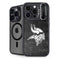 NFL Minnesota Vikings Black & White iPhone 16 Pro Max Kickstand Case