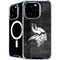 NFL Minnesota Vikings Black & White iPhone 16 Pro Max MagSafe Case