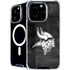 NFL Minnesota Vikings Black & White iPhone 16 Pro Max MagSafe Case