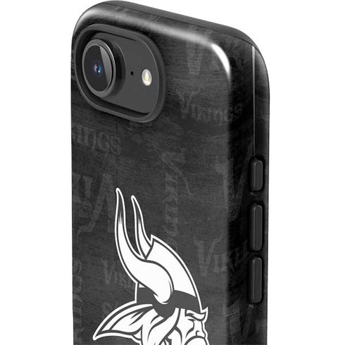 NFL Minnesota Vikings Black & White iPhone 16e Impact Case