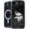 NFL Minnesota Vikings Black & White iPhone 16e MagSafe Case