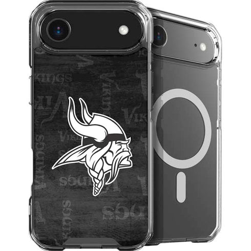 NFL Minnesota Vikings Black & White iPhone 17 Air MagSafe Case