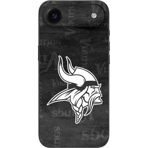 NFL Minnesota Vikings Black & White iPhone 17 Air Skin