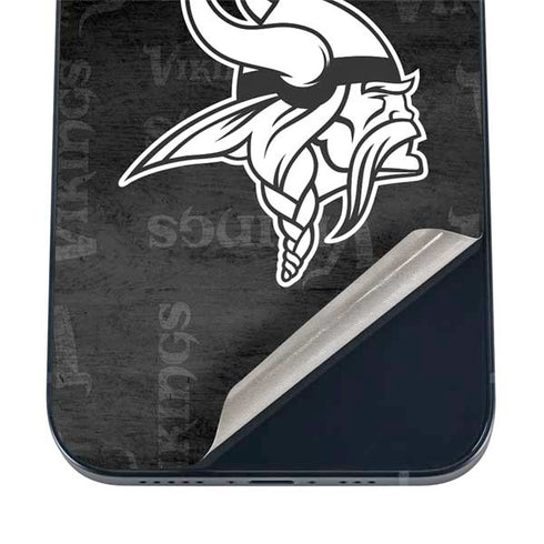 NFL Minnesota Vikings Black & White iPhone 17 Air Skin