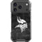NFL Minnesota Vikings Black & White iPhone 17 Pro Clear Case