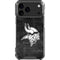 NFL Minnesota Vikings Black & White iPhone 17 Pro Max Clear Case