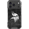 NFL Minnesota Vikings Black & White iPhone 18 Pro Clear Case
