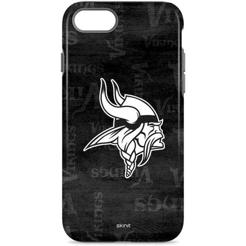 NFL Minnesota Vikings Black & White iPhone Cases