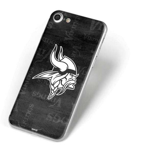 NFL Minnesota Vikings Black & White iPhone 8 Skin