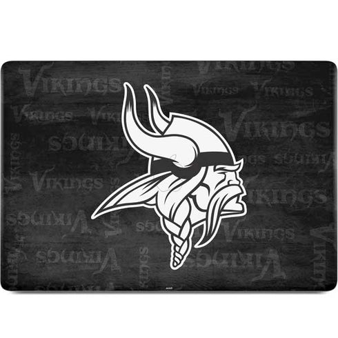 NFL Minnesota Vikings Black & White MacBook Skins