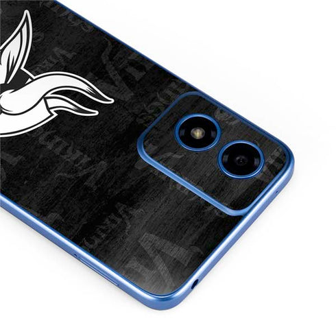 NFL Minnesota Vikings Black & White Moto G Play 4G (2024) Skin