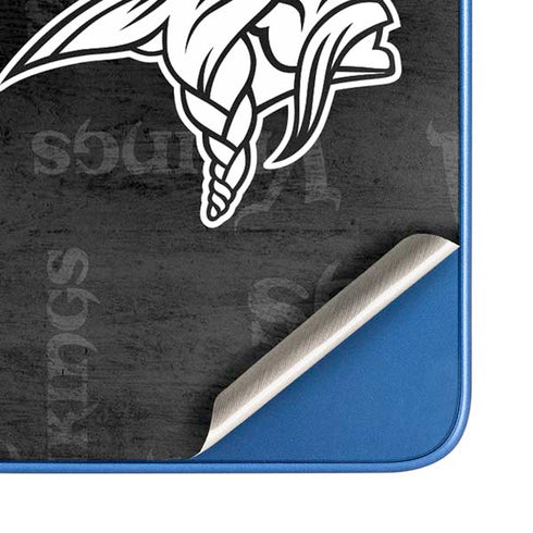 NFL Minnesota Vikings Black & White Moto G Play 4G (2024) Skin
