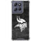 NFL Minnesota Vikings Black & White Moto G Play 5G (2025) Clear Case