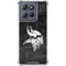 NFL Minnesota Vikings Black & White Moto G Power 5G (2025) Clear Case