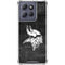 NFL Minnesota Vikings Black & White Moto G Stylus 5G (2025) Clear Case
